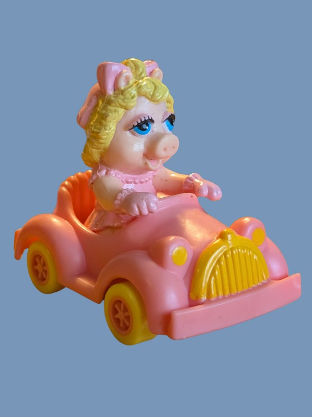 10/$25 Vintage 1986 McDonald’s Happy Meal Muppet Babies Piggy Pink Car